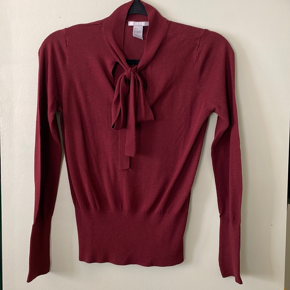 H&M Bow Blouse